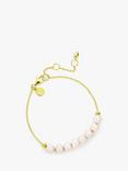 Claudia Bradby Ange Freshwater Pearl Bangle, Gold