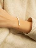 Claudia Bradby Ange Freshwater Pearl Bangle, Gold