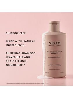 NEOM Wellbeing London Super Shower Power Shampoo, 300ml - view 2, 