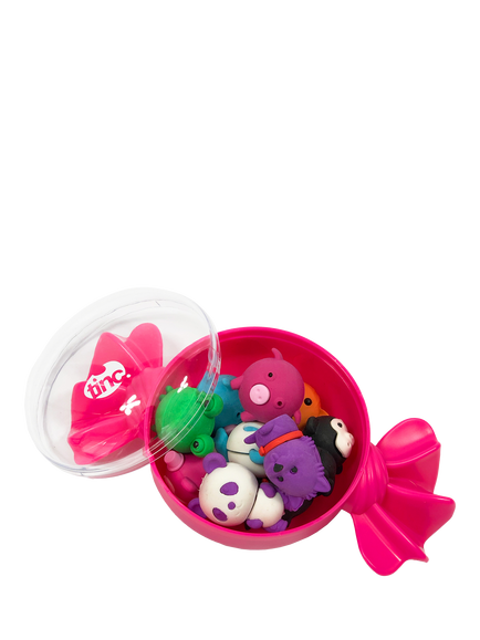 Tinc Animal Eraser Tub - view 2, Multi