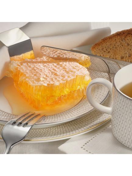 Wedgwood Gio Platinum Fine Bone China Dinnerware Set, 5 Piece, White - view 2, White