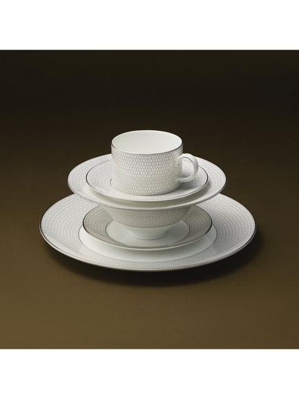 Wedgwood Gio Platinum Fine Bone China Mug, 380ml, White - view 2, White