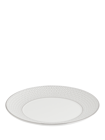 Wedgwood Gio Platinum Fine Bone China Tea Plate, 17cm, White - view 2, White