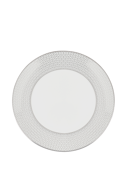 Wedgwood Gio Platinum Fine Bone China Side Plate, 20.6cm, White, White