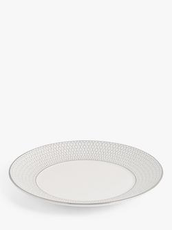 Wedgwood Gio Platinum Fine Bone China Side Plate, 20.6cm, White - view 2, White