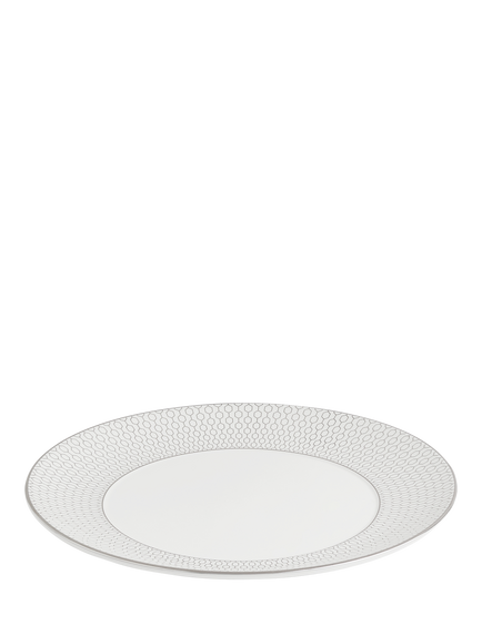 Wedgwood Gio Platinum Fine Bone China Side Plate, 20.6cm, White - view 2, White