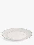 Wedgwood Gio Platinum Fine Bone China Dinner Plate, 28cm, White