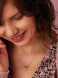 Kit Heath Heart of Gold Pendant Necklace, Silver/Gold
