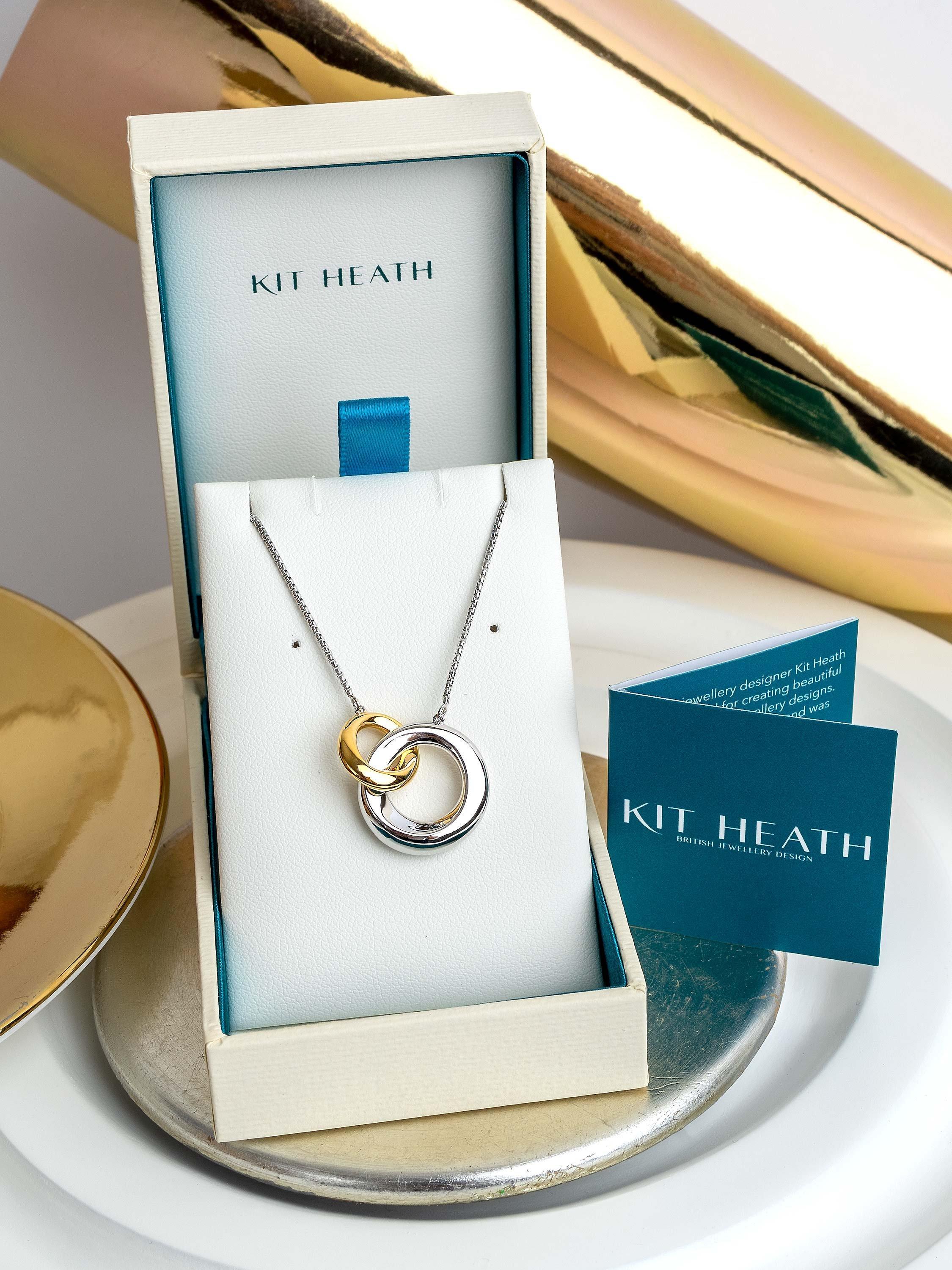 Product image 5 of 5, which shows Kit Heath Bevel Cirque Link Necklace, Silver/Gold
