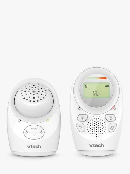 VTech DM1212 Digital Audio Monitor with Night Light & Projection - view 2, White