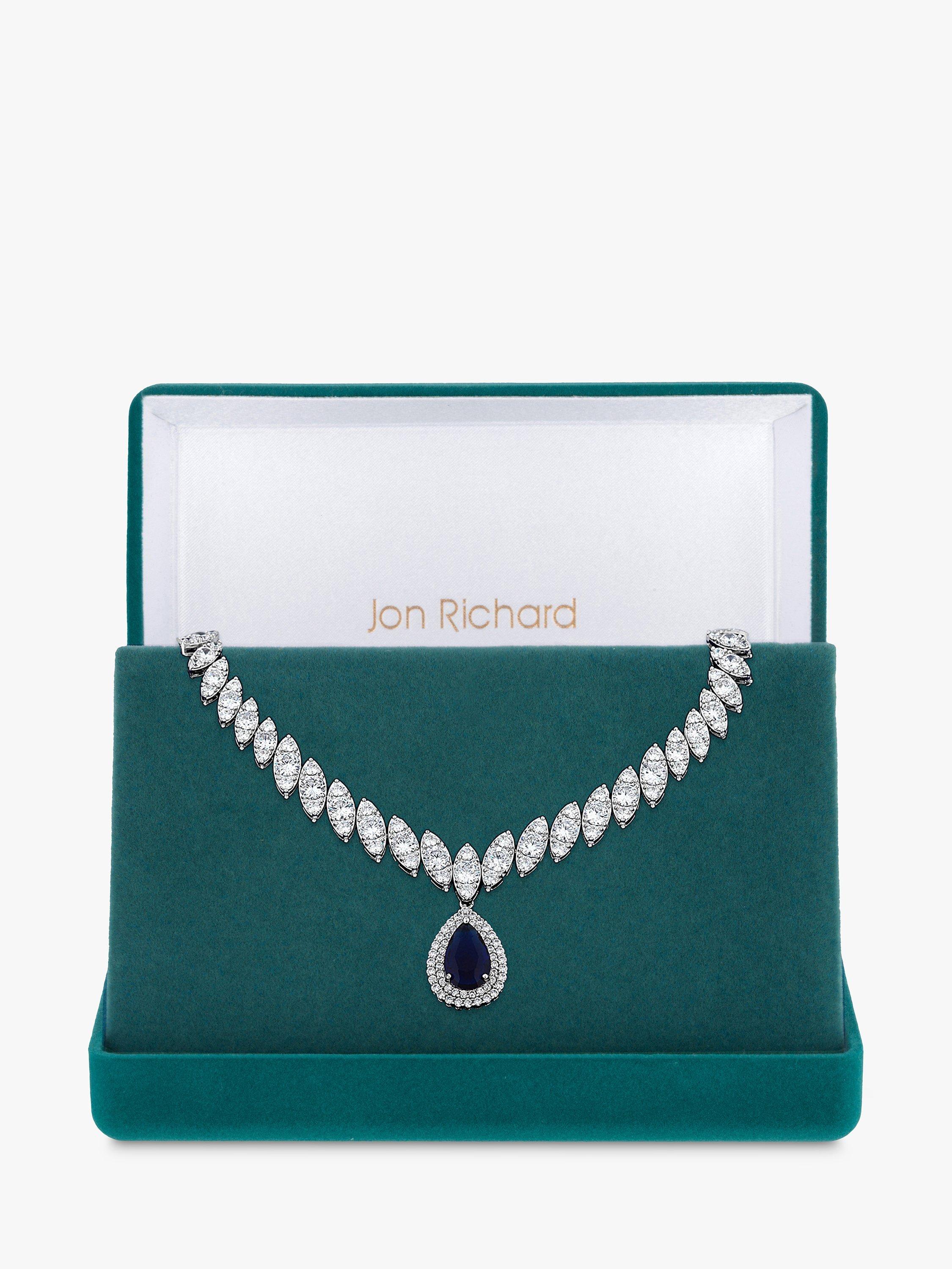 Cubic zirconia statement necklace hot sale