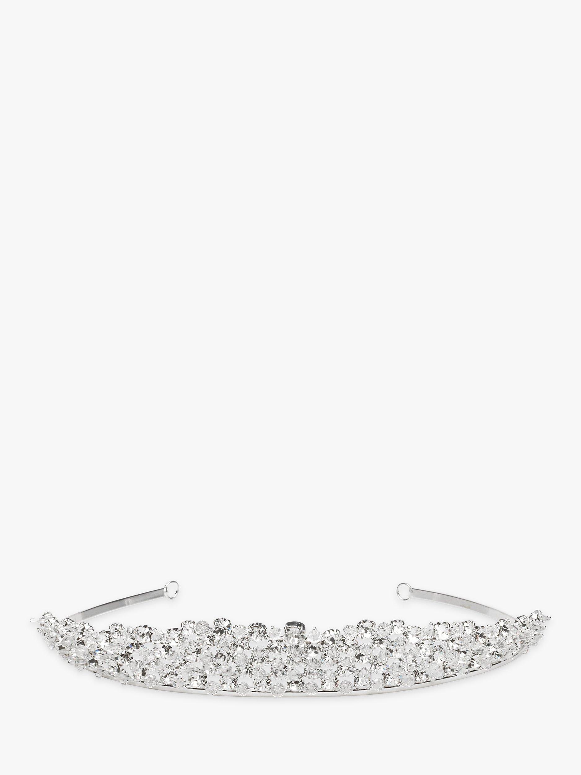 Product image 1 of 2, which shows Jon Richard Radiance Collection Crystal Adult Tiara, Silver