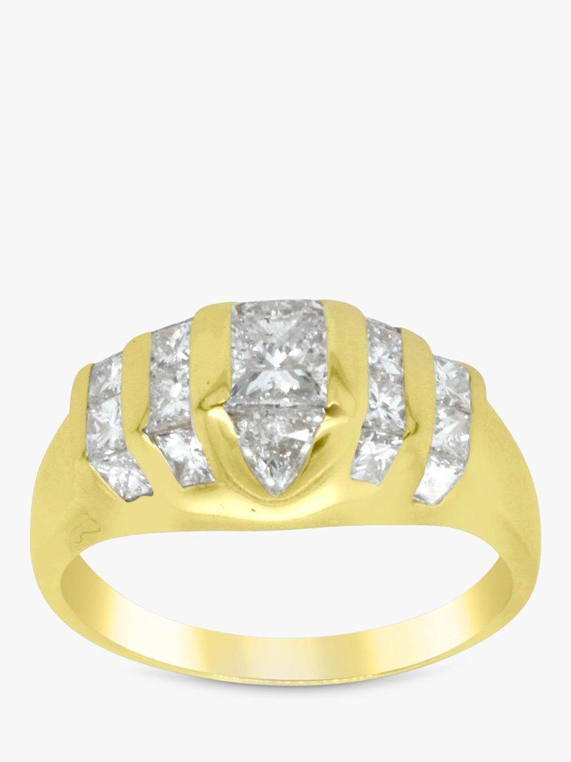 Product image 4 of 5, which shows Milton & Humble Jewellery Pre-Loved 18ct Yellow Gold 19 Stone Diamond Ring