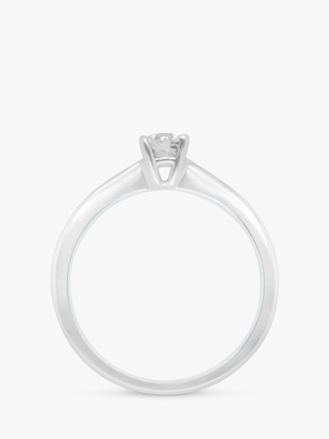 Product image 5 of 6, which shows Milton & Humble Jewellery Pre-Loved 18ct White Gold Solitaire Diamond Ring, Dated 2015