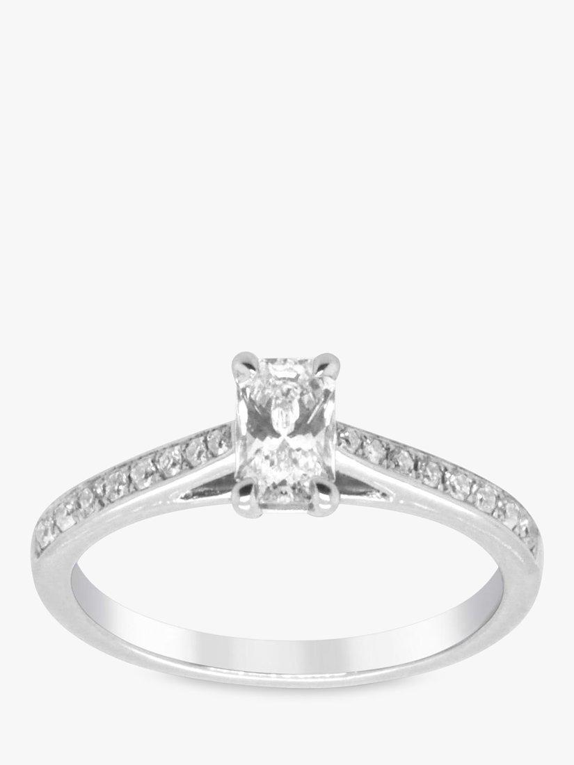 Product image 1 of 4, which shows Milton & Humble Jewellery Pre-Loved Platinum Flawless Diamond Ring