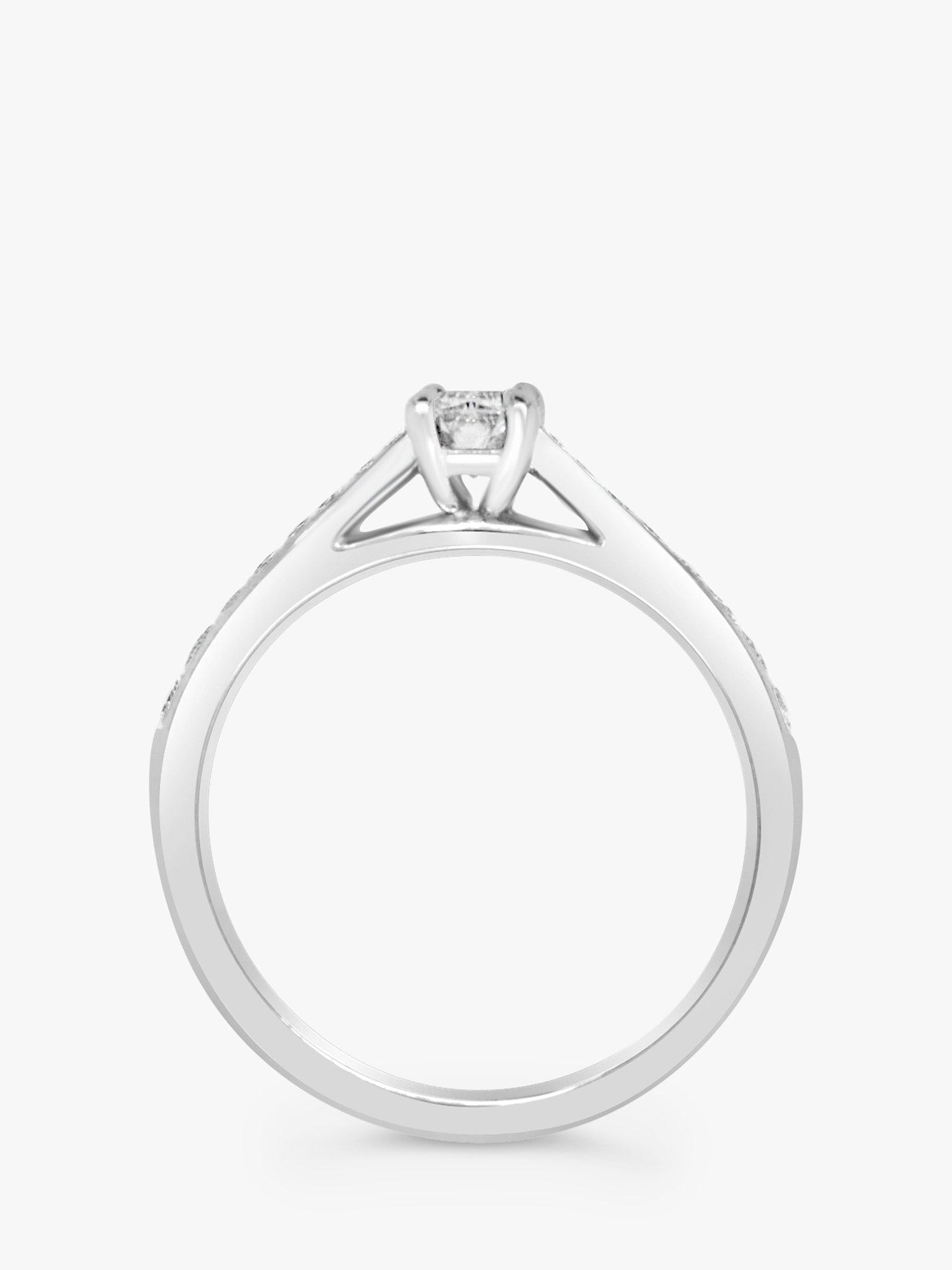 Product image 3 of 4, which shows Milton & Humble Jewellery Pre-Loved Platinum Flawless Diamond Ring