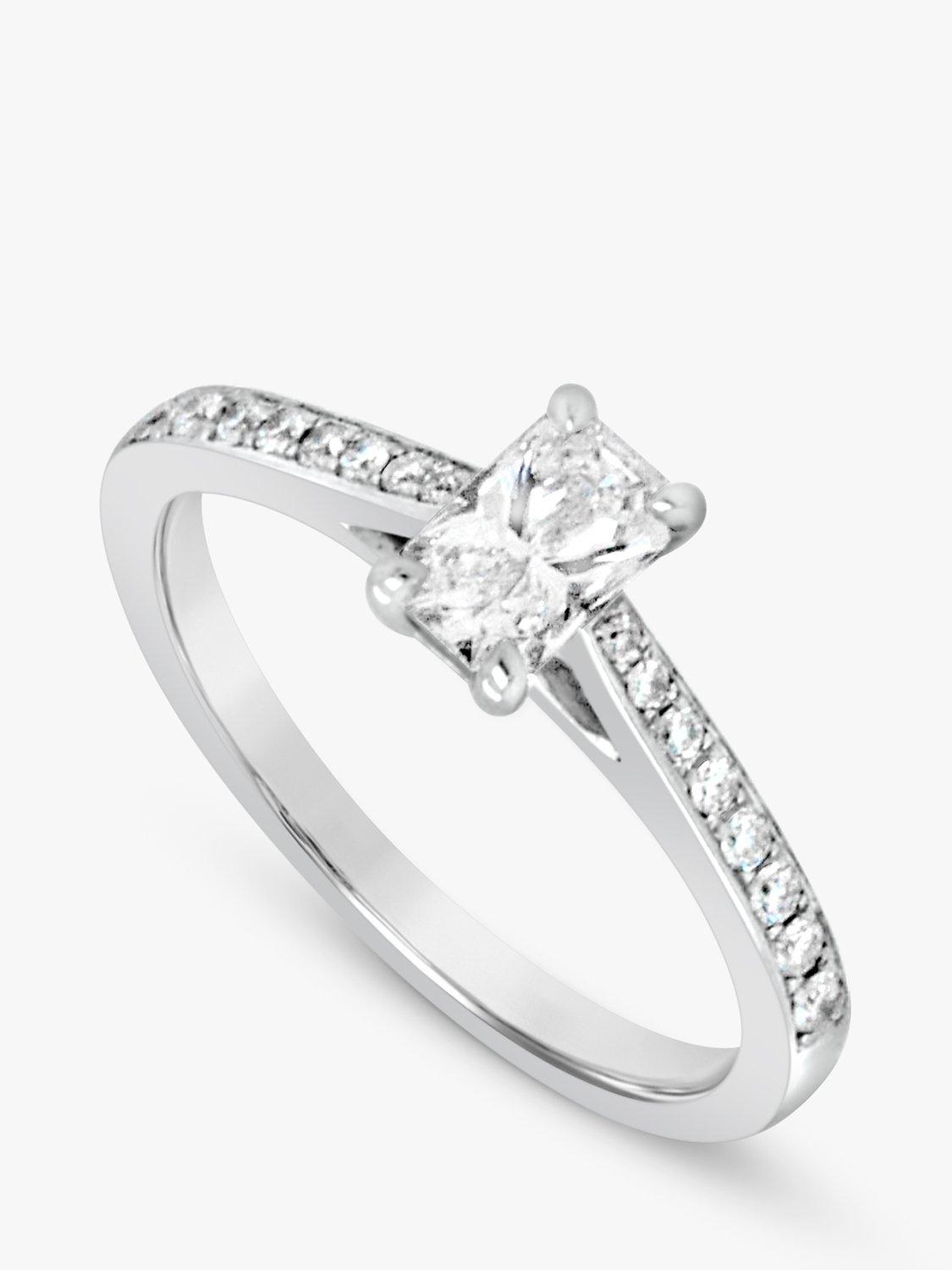 Product image 4 of 4, which shows Milton & Humble Jewellery Pre-Loved Platinum Flawless Diamond Ring