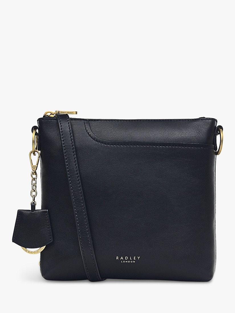 Radley Pockets 2.0 Small Leather Cross Body Bag, Black