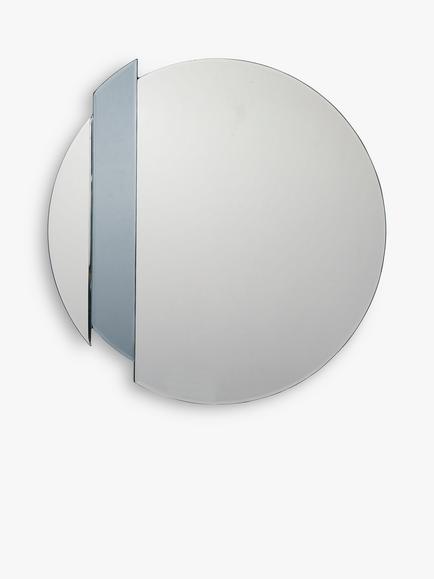 Där Yulia Round Wall Mirror, 50cm, Clear/Smoke, Clear/Smoke