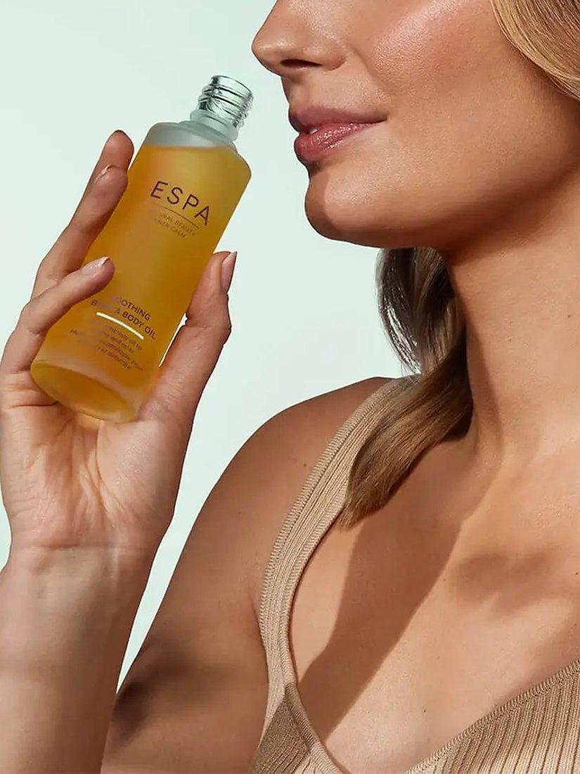Product image 4 of 6, which shows ESPA Soothing Bath & Body Oil, 100ml