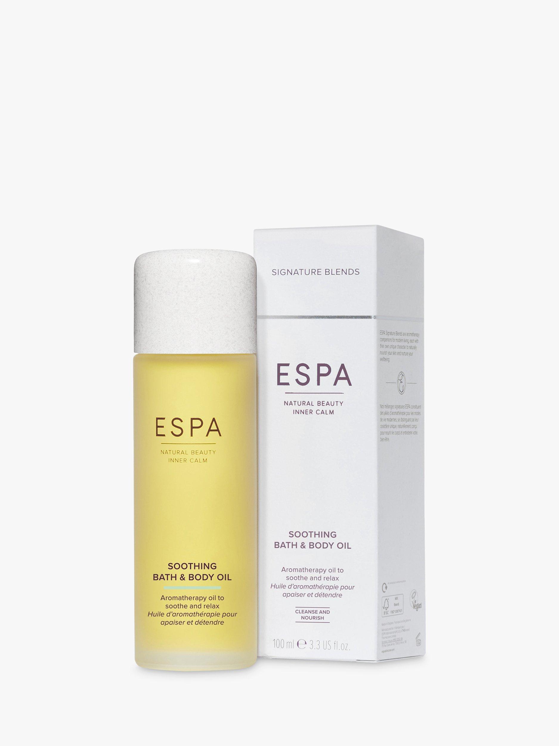 Product image 6 of 6, which shows ESPA Soothing Bath & Body Oil, 100ml