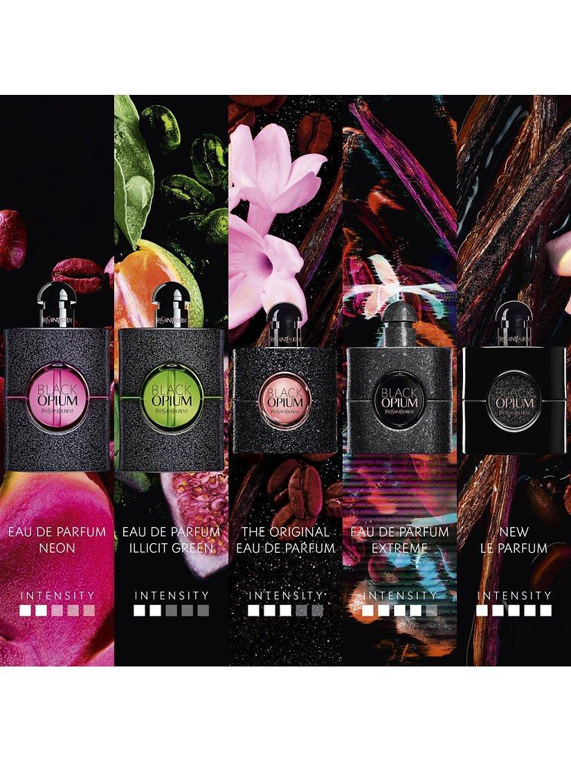 Product image 5 of 6, which shows Yves Saint Laurent Black Opium Illicit Green Eau de Parfum, 75ml