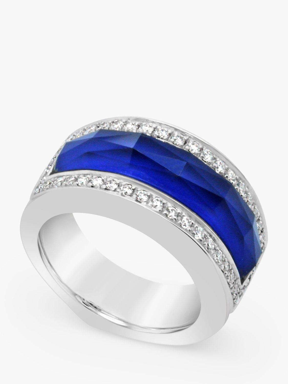 Product image 5 of 5, which shows Milton & Humble Jewellery Pre-Loved Stephen Webster 18ct White Gold Quartz & Diamond Ring, Dated 2007