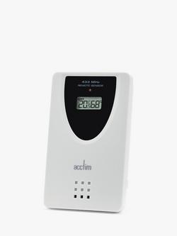 Acctim Ermir LCD Digital Weather Station Clock, Grey - view 2, Grey