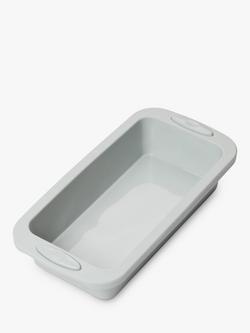 John Lewis Silicone Non-Stick Loaf Mould, 2lbs - view 2, Grey