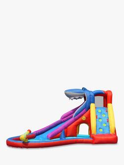 Happy Hop Inflatable Shark Slide - view 2, Multi Multi