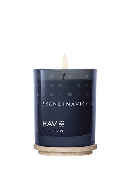SKANDINAVISK Hav Scented Candle, 65g - view 2, Blue