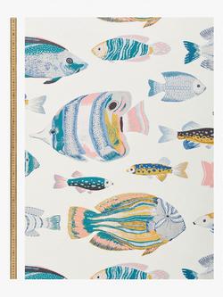 John Lewis Tropical Fish Wallpaper - view 2, Multi