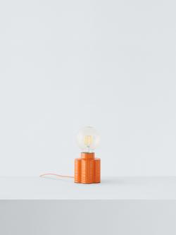 Orla Kiely Ceramic Bulbholder Table Lamp, Terracotta