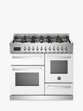 Bertazzoni Professional Series XG 100cm Dual Fuel Range Cooker, White