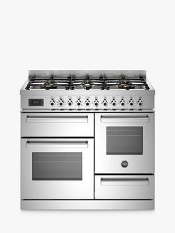 Bertazzoni Professional Series XG 100cm Dual Fuel Range Cooker, Stainless Steel
