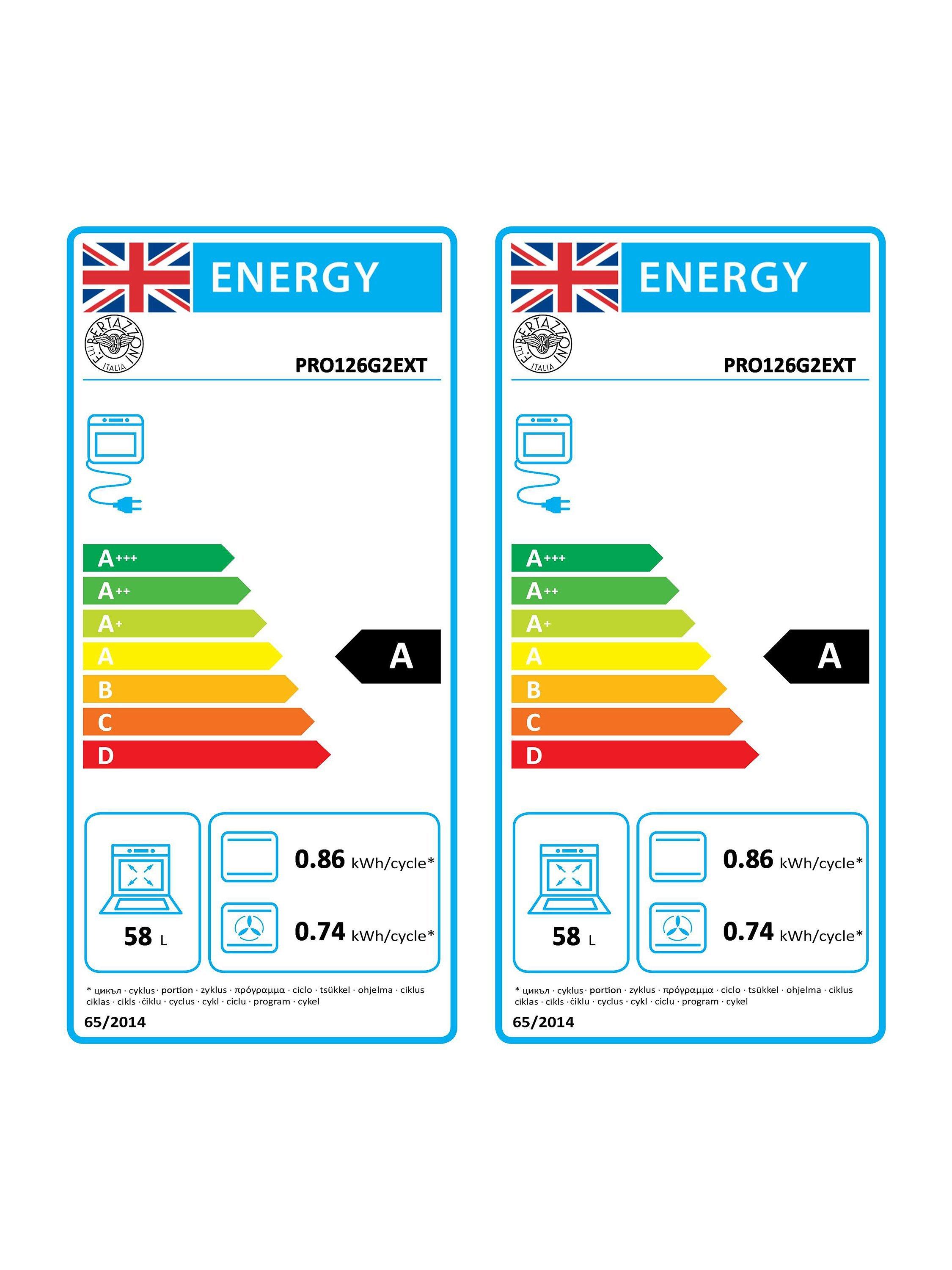 This item is rated A for energy efficiency on a scale from A+++ (most efficient) to D (least efficient).