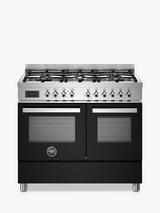 Bertazzoni Professional Series 100cm Dual Fuel Range Cooker, Black