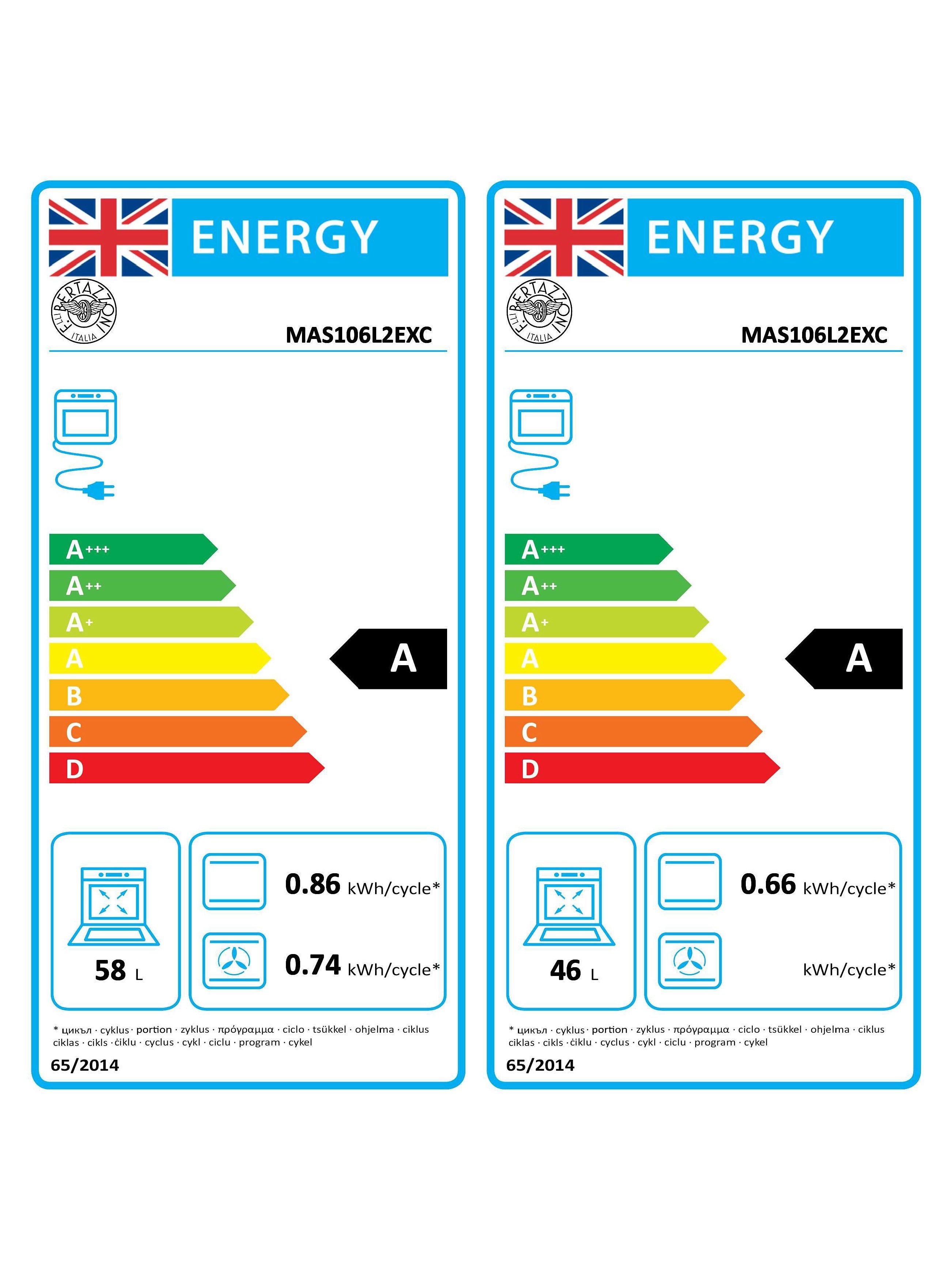 This item is rated A for energy efficiency on a scale from A+++ (most efficient) to D (least efficient).