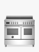 Bertazzoni Professional Series 100cm Electric Range Cooker with Induction Hob, Stainless Steel