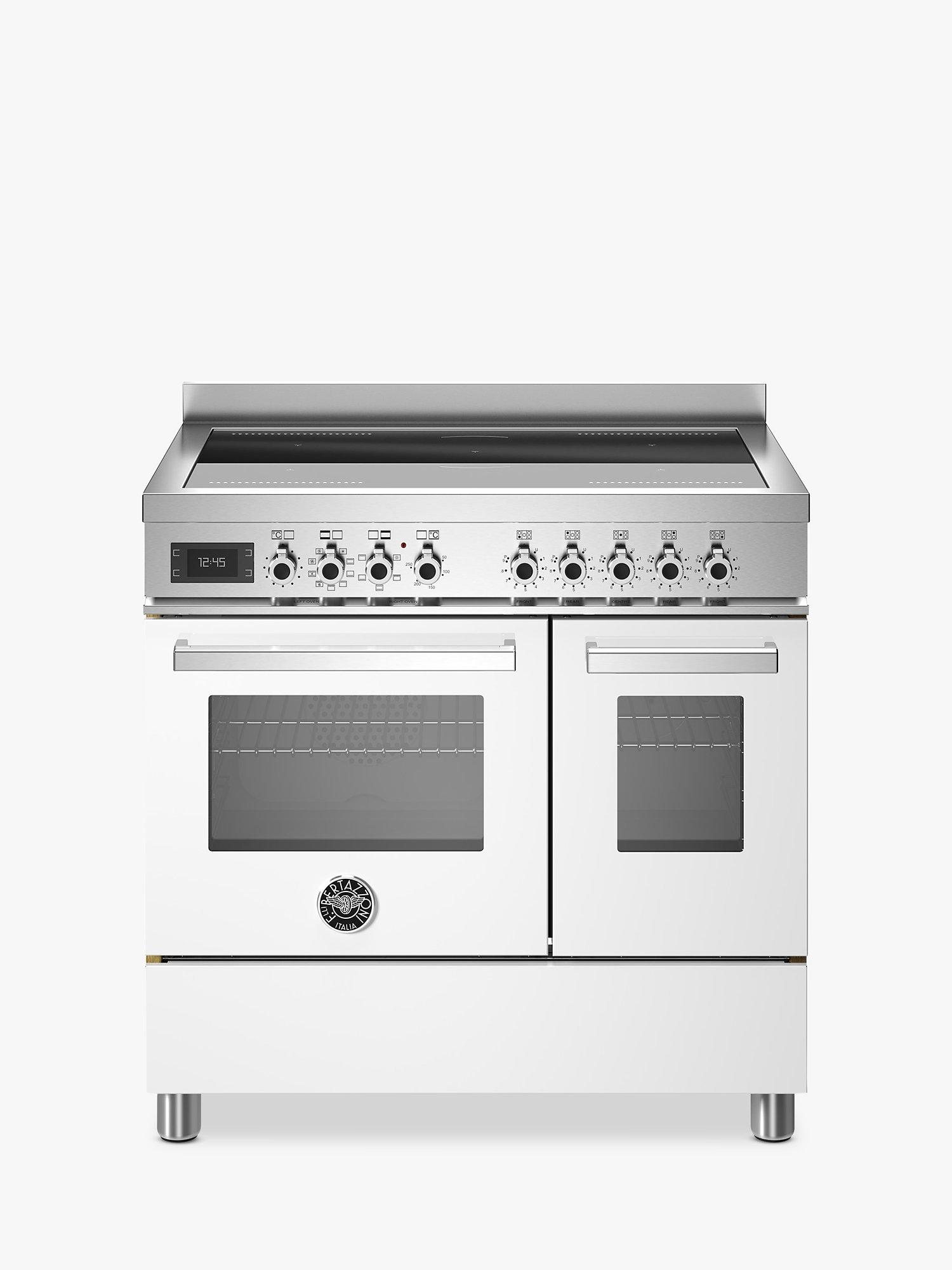 Bertazzoni Professional Series 90cm Electric Range Cooker with Induction Hob White