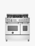 Bertazzoni Master Series 90cm Dual Fuel Range Cooker, Stainless Steel