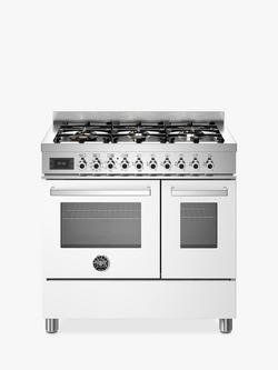 Bertazzoni Professional Series 90cm Dual Fuel Range Cooker, White