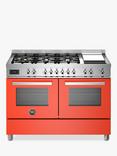 Bertazzoni Professional Series 120cm Dual Fuel Range Cooker with Griddle