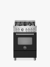 Bertazzoni Master Series 60cm Dual Fuel Range Cooker, Black