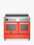 Bertazzoni Professional Series 100cm Electric Range Cooker with Induction Hob, Orange