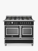 Bertazzoni Heritage Series 100cm Dual Fuel Range Cooker, Black