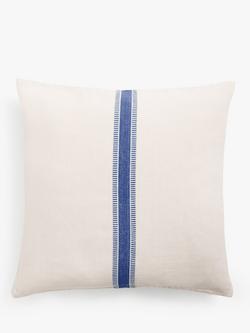 John Lewis Iso Stripe Cushion, Navy