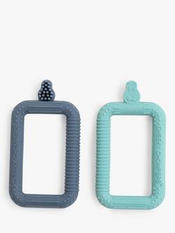 Cheeky Chompers Flexi-Brush Baby Toothbrush, Pack of 2, 