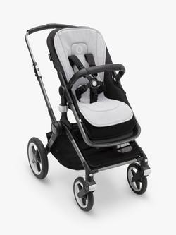 Bugaboo Dual Comfort Seat Liner - view 2, Light Grey Melange