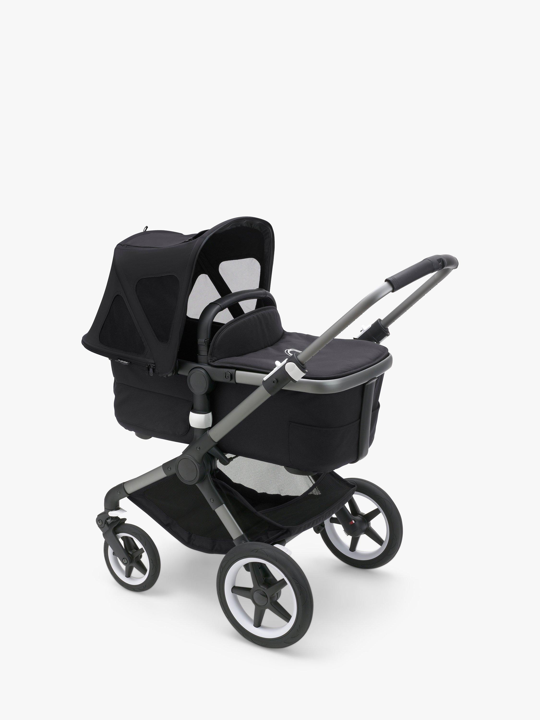 Bugaboo Fox Cameleon Lynx Sun Canopy Midnight Black